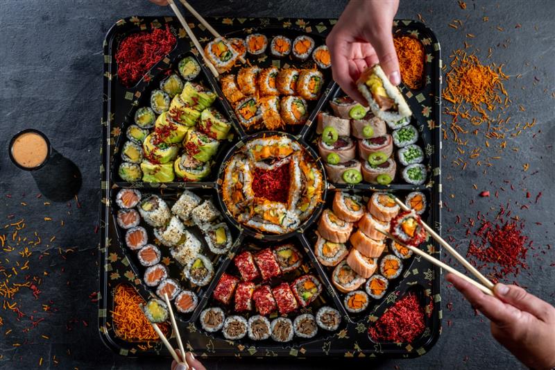 Large Sushi Veg Platter